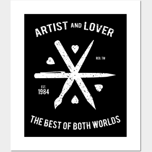 Artist and Lover Posters and Art